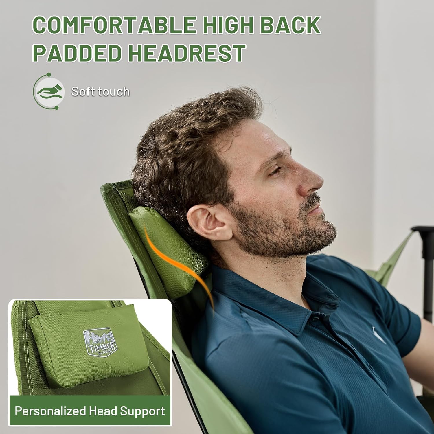 Thumbnail 5 de TIMBER RIDGE Hammock Camping Chair: Oversized, Adjustable Back & Seat for Outdoor Relaxation