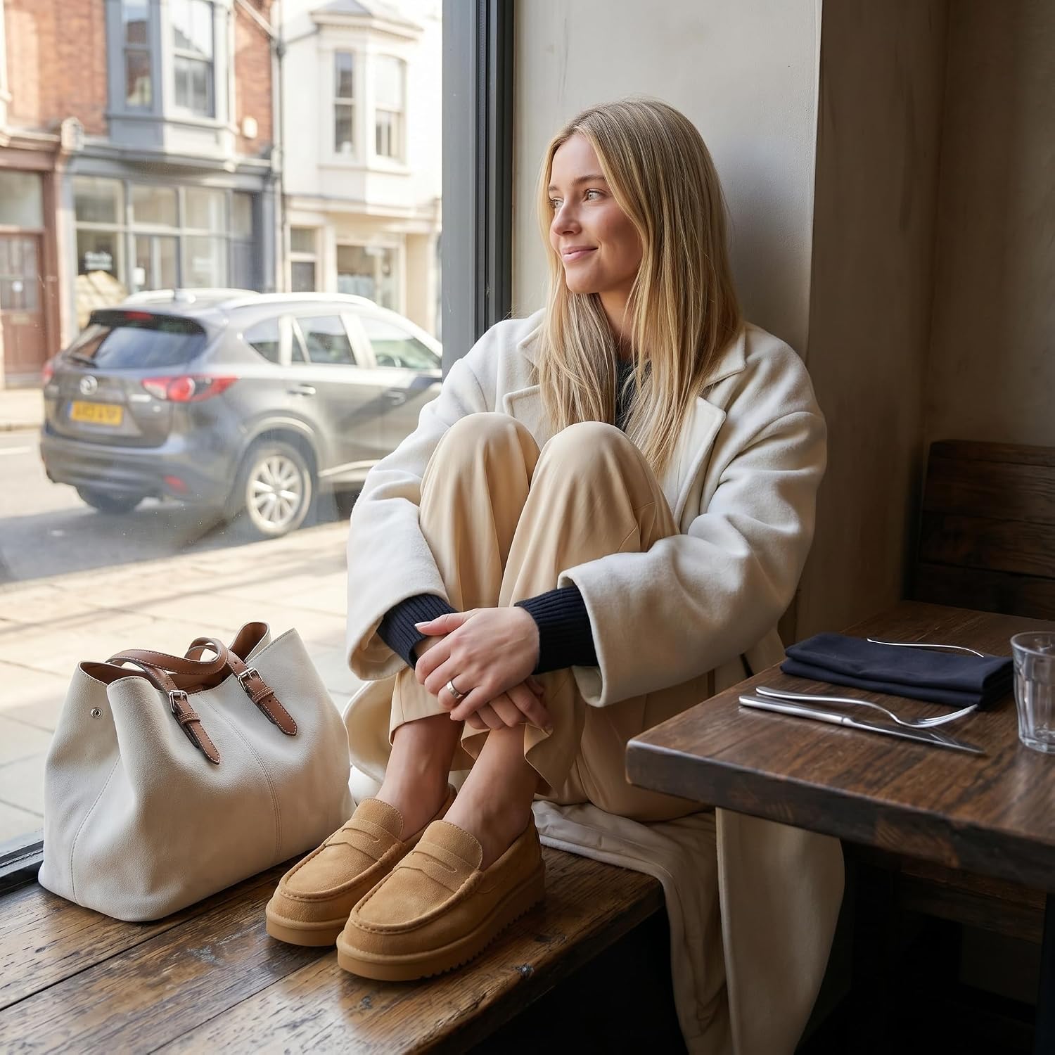 Thumbnail 1 de Cushionaire Ollie Suede Clogs with Memory Foam 🚶‍♀