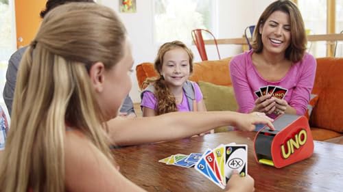 Detalle de Mattel Games UNO Extrême – Jeu de Cartes avec Lanceur (7+ ans, 2–10 joueurs)