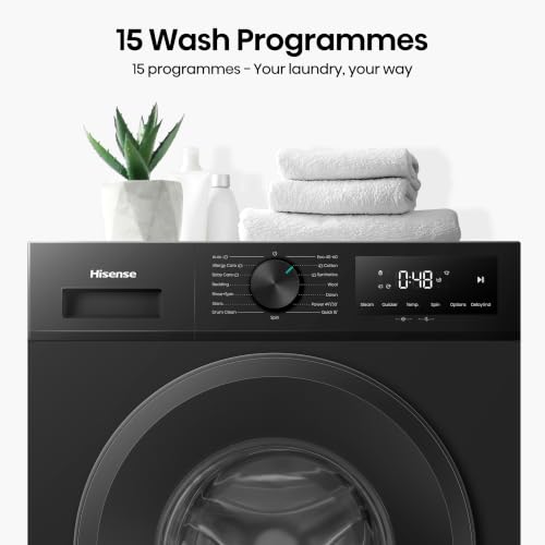 Thumbnail 9 de Hisense WF1I1142BBL 11kg Freestanding Washing Machine