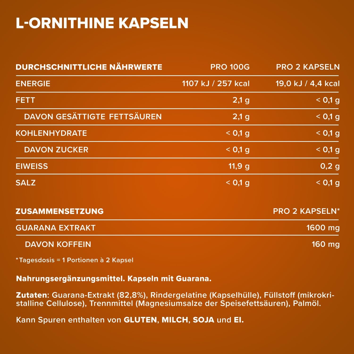 Detalle 2 de IronMaxx Guarana Active – 100 Kapseln: Hochdosierter Guarana-Extrakt für fokusierten Energieschub