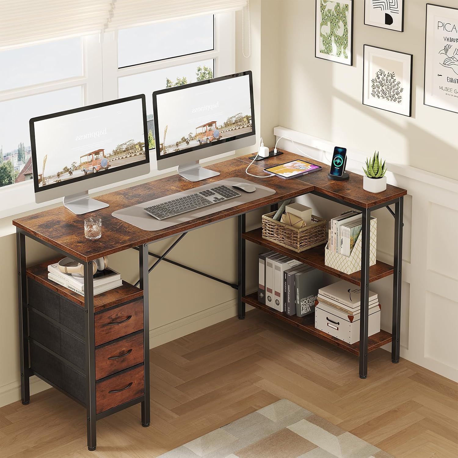 Detalle 2 de OLIXIS L-Shaped Desk 55