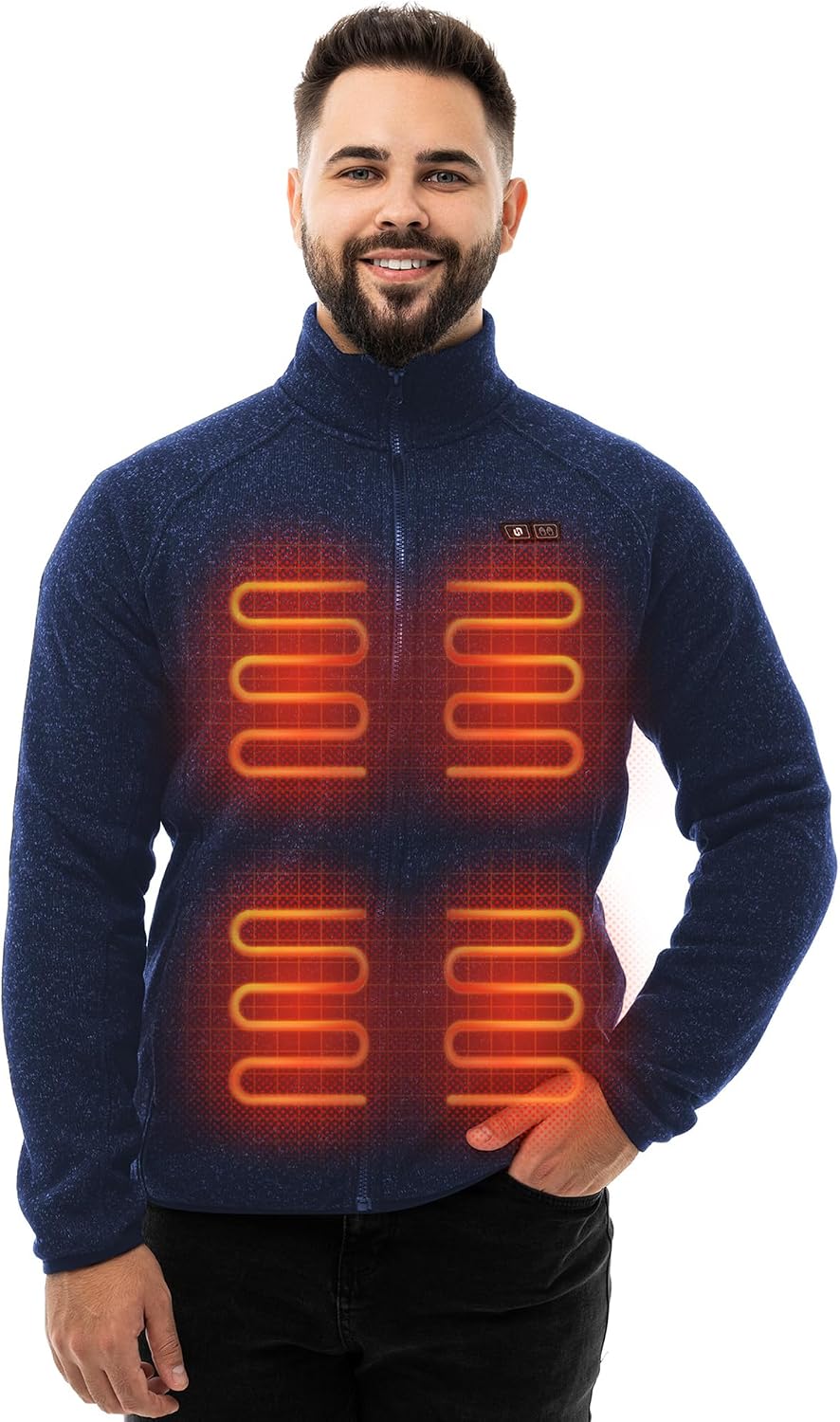 Thumbnail 6 de HENNCHEE Heated Fleece Jacket 16,000mAh