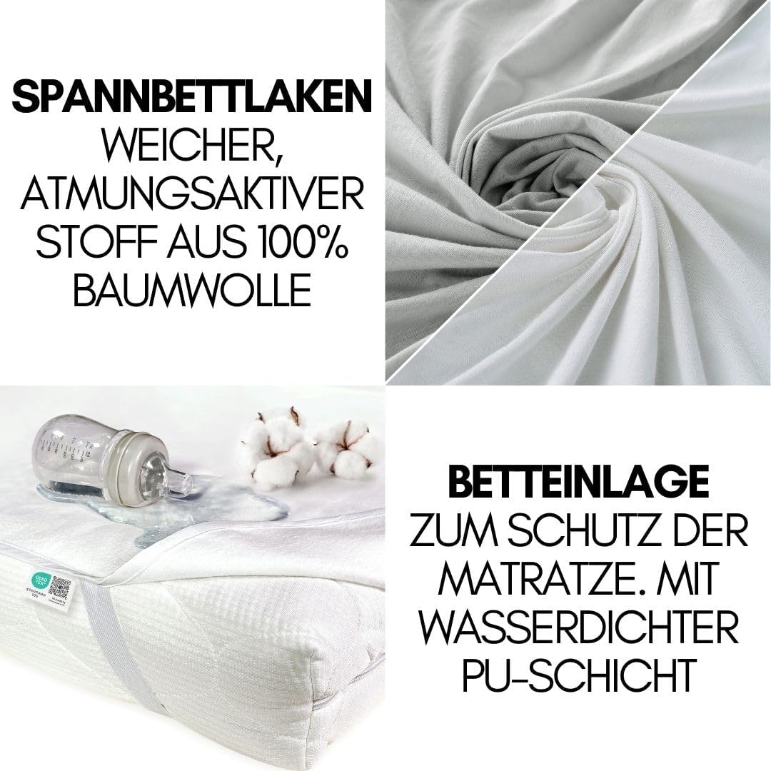 Thumbnail 3 de hauck Dream N Play XXL-Sparset: Reisebett mit Matratze, Insektenschutz und Spannbettlaken