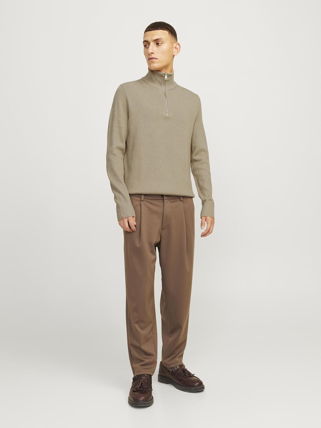 Thumbnail 6 de JACK & JONES Men's Quarter Zip Knit Cardigan