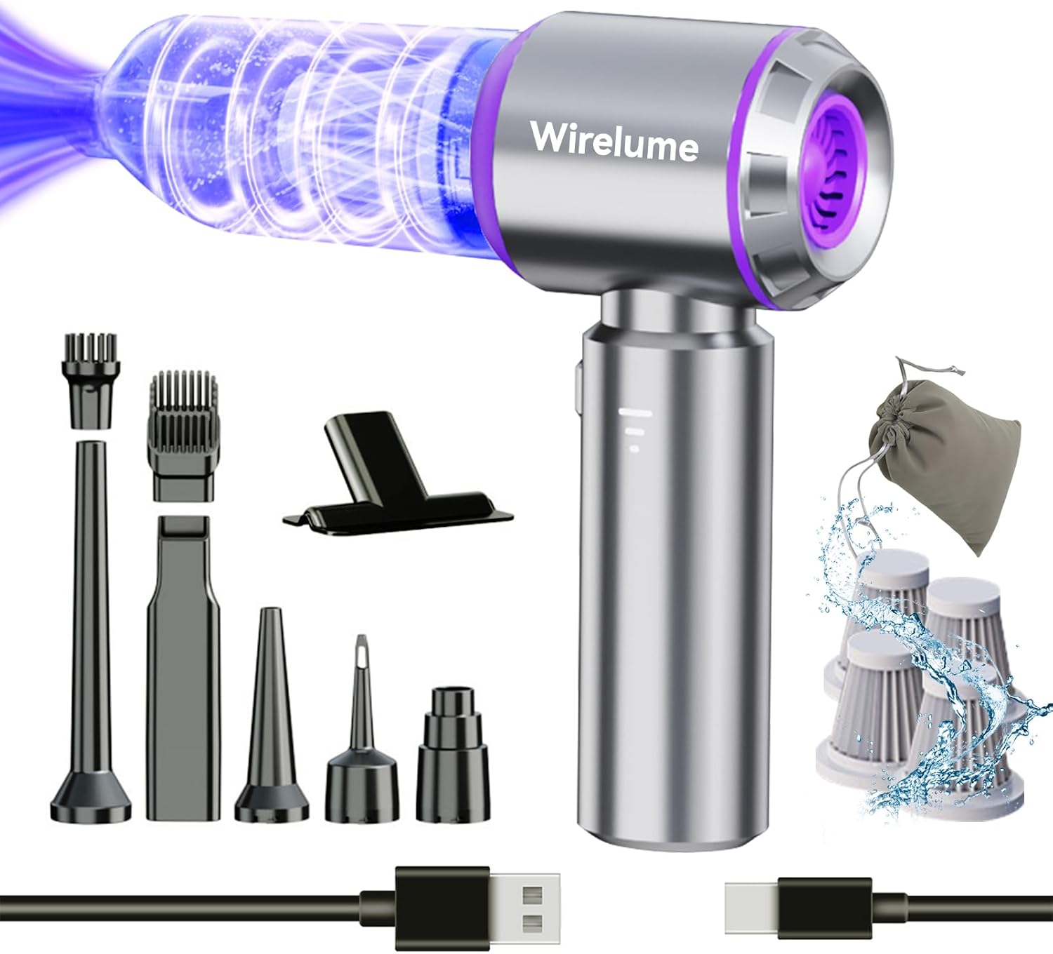 Thumbnail 6 de Wirelume Handheld Vacuum 22000Pa