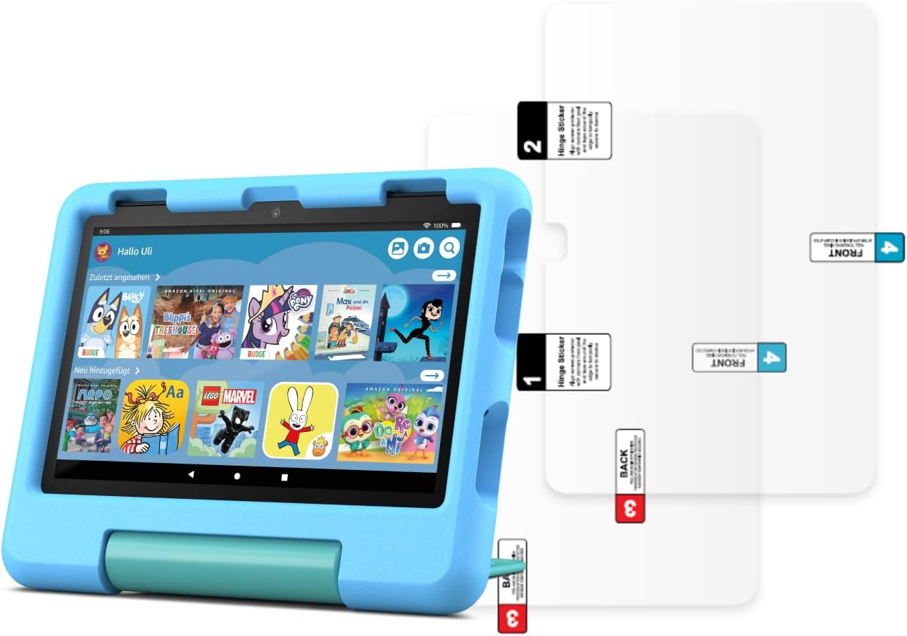 Thumbnail 6 de Amazon Fire HD 8 Kids-Tablet (2024) für Kinder 3–7 Jahre – 32 GB, 3 GB RAM, werbefreie Inhalte, 13 Std. Akku