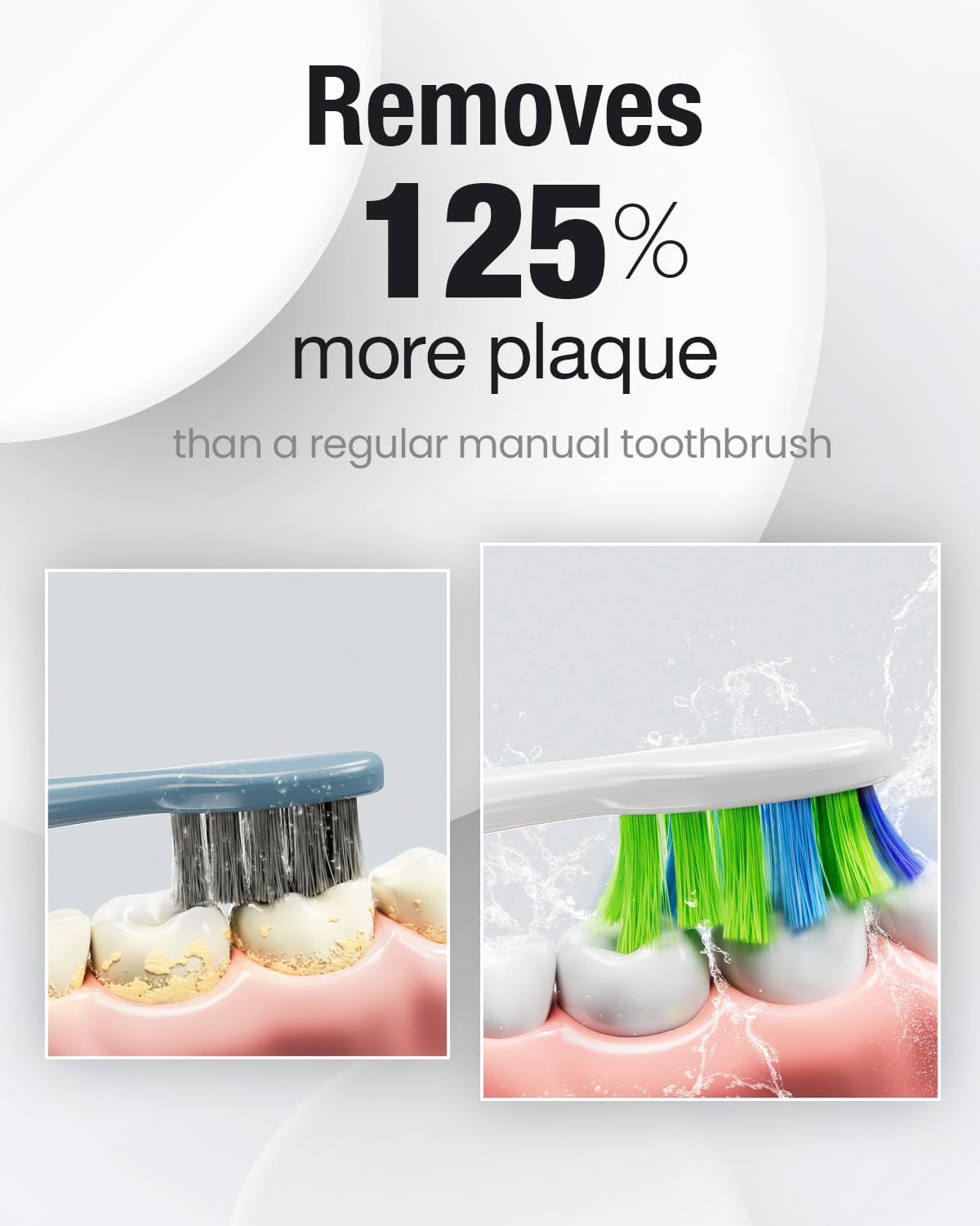 Detalle de 7AM2M Sonic Electric Toothbrush for Adults & Kids (Pink) with 6 Brush Heads, 5 Modes, Type-C Charging, and Up to 120 Days on a Single Charge