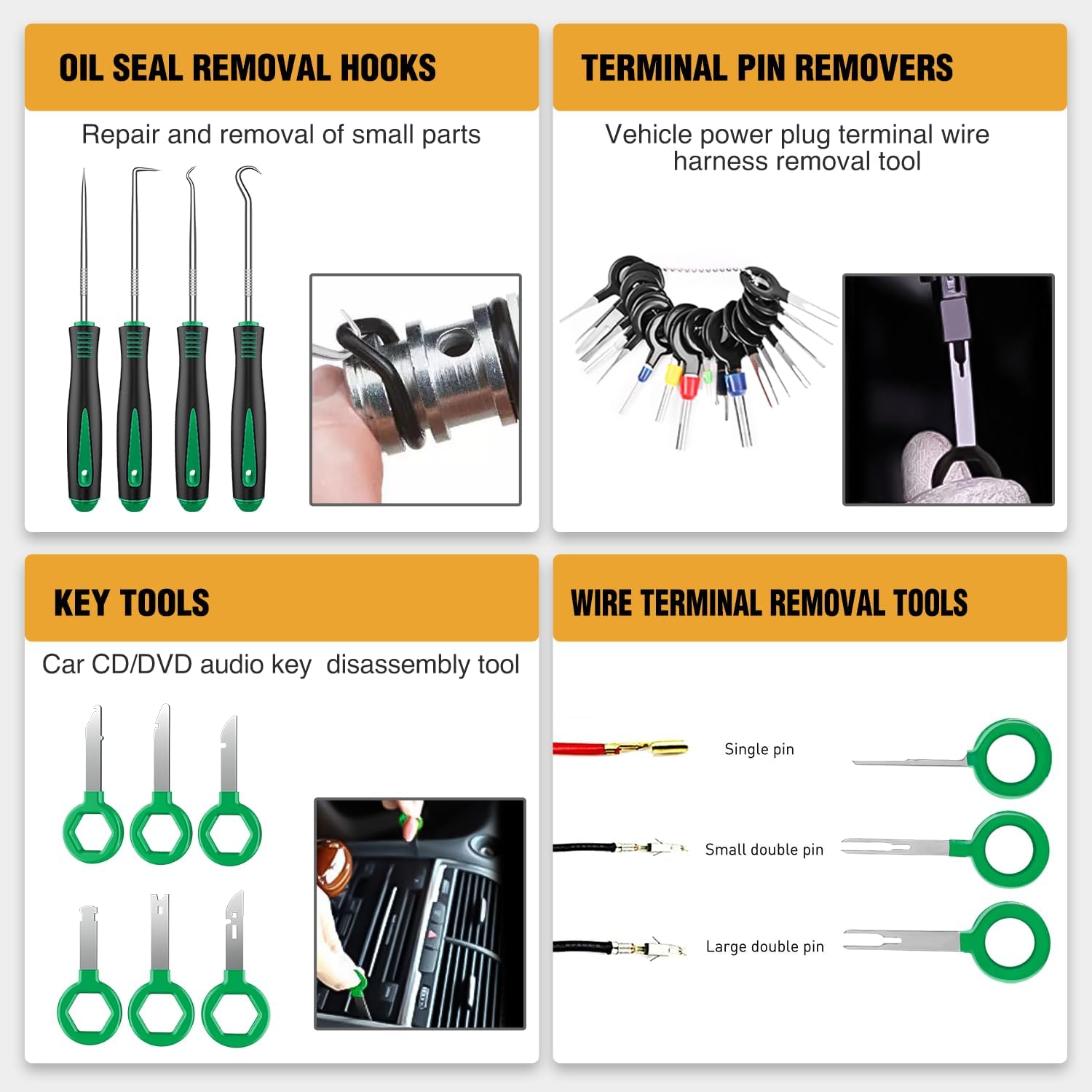 Detalle de GOOACC 238Pcs trim removal kit tools