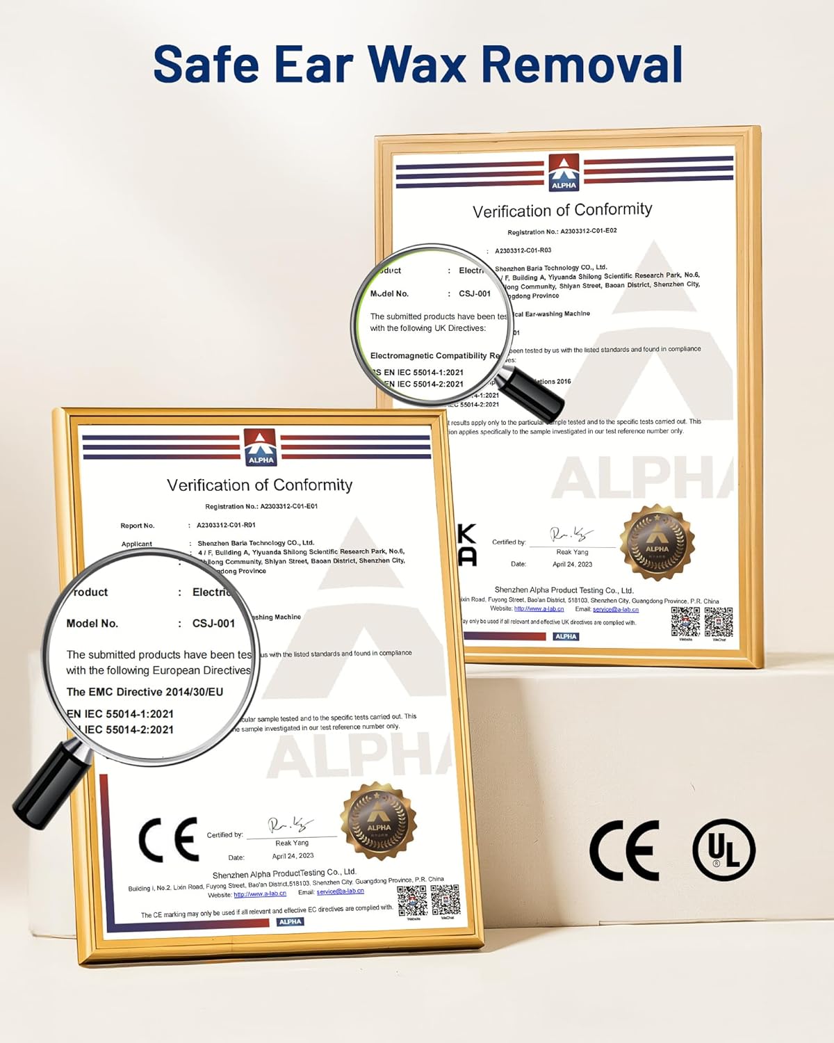 Detalle de KAUGIC Upgraded Ear Wax Removal with One-Piece Waste Tank
