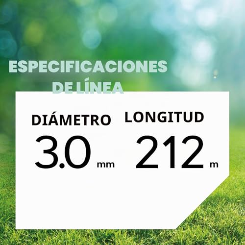 Detalle 2 de Oregon Yellow Star Hilo para Desbrozadora 3 mm x 212 m (69-461-Y): rendimiento y compatibilidad para hierba y maleza