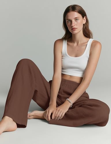 Thumbnail 5 de Rapbin Wide Leg Linen Trousers for Women UK – Summer Palazzo Pants