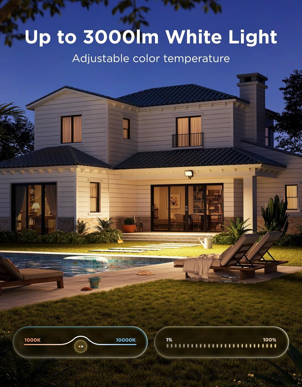 Detalle 2 de Govee Outdoor Wall Flood Light 3000LM