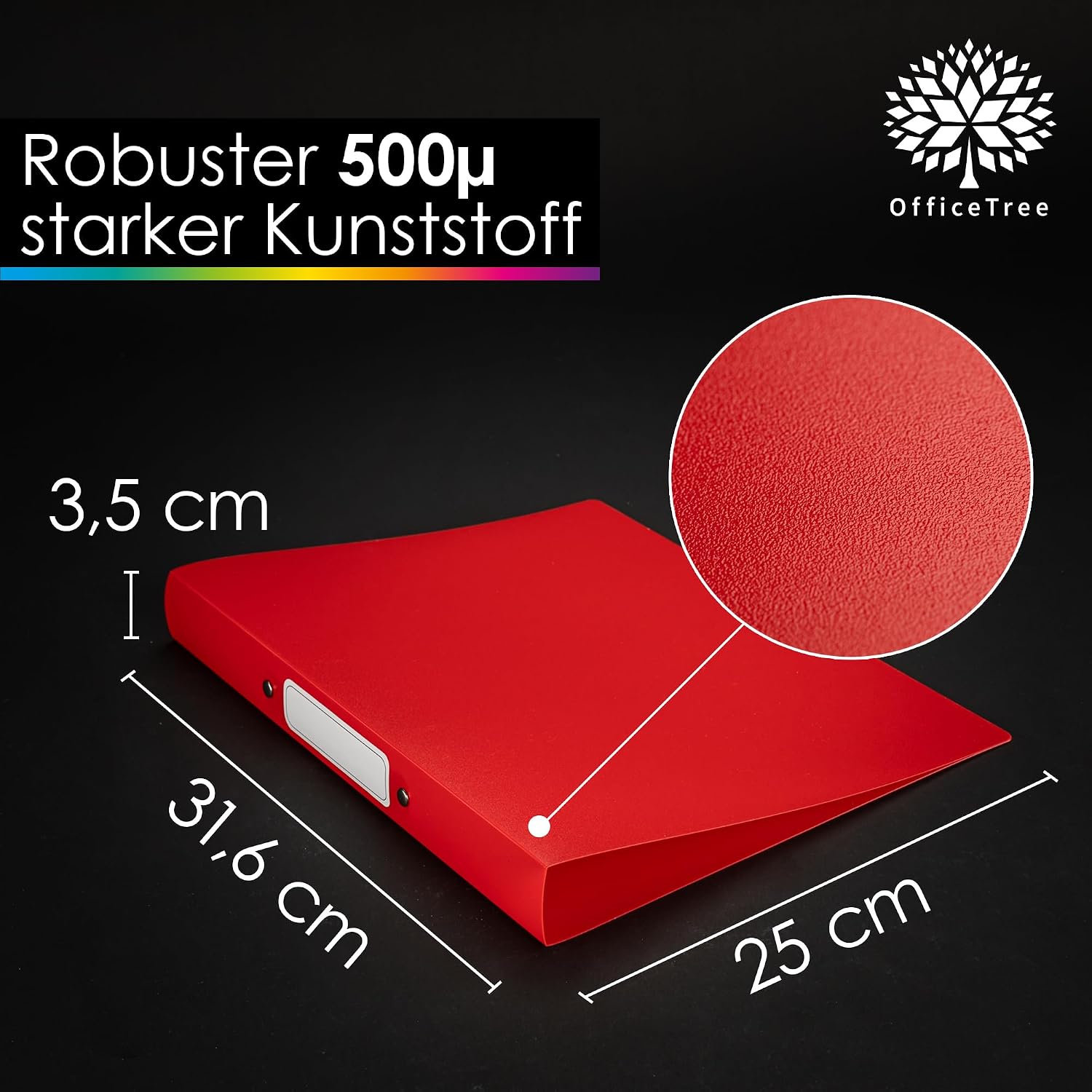 Detalle 2 de OfficeTree 12x Ringbuch A4 Set