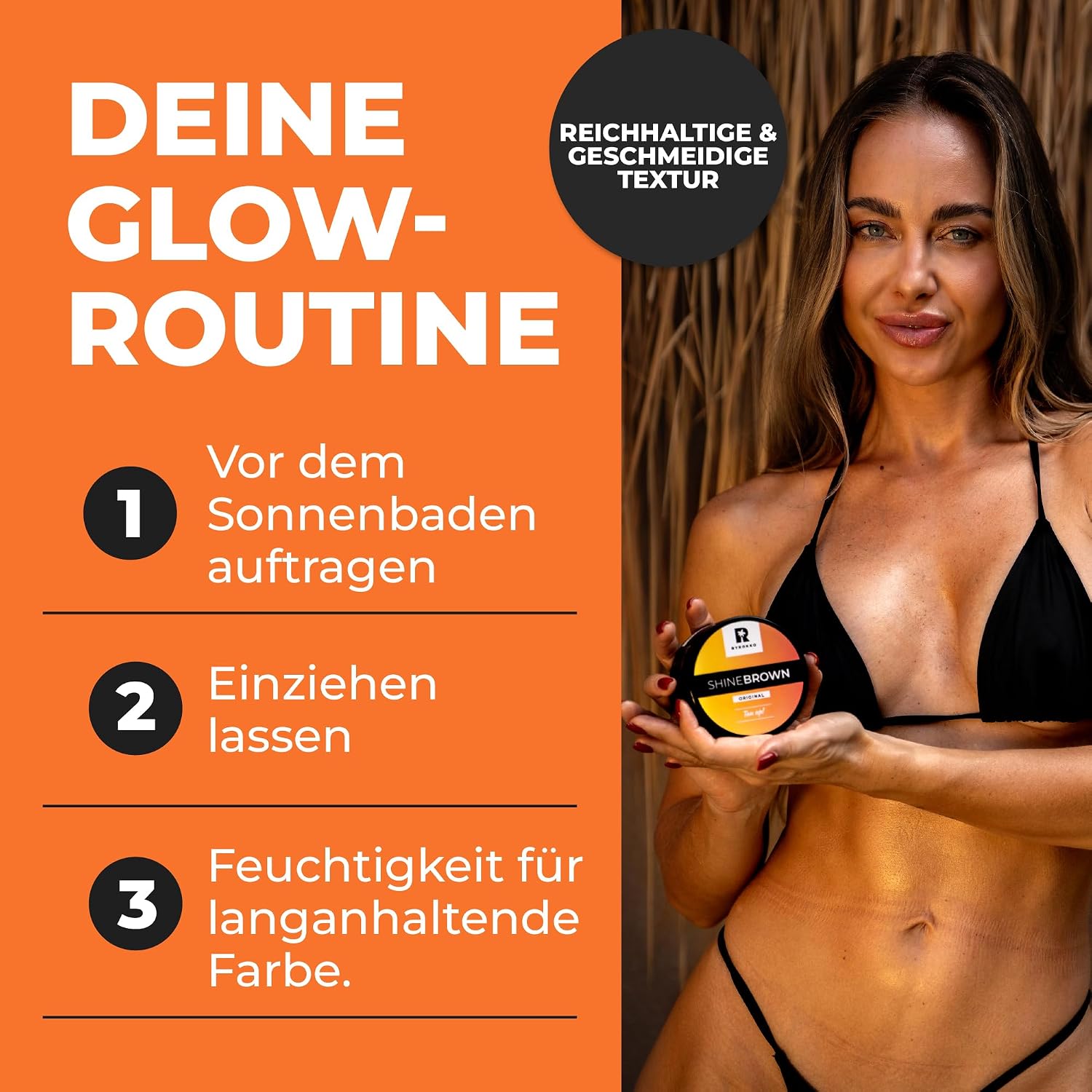 Thumbnail 4 de BYROKKO Shine Brown Bräunungsbeschleuniger Sonnencreme (210 ml) für Solarium und Outdoor
