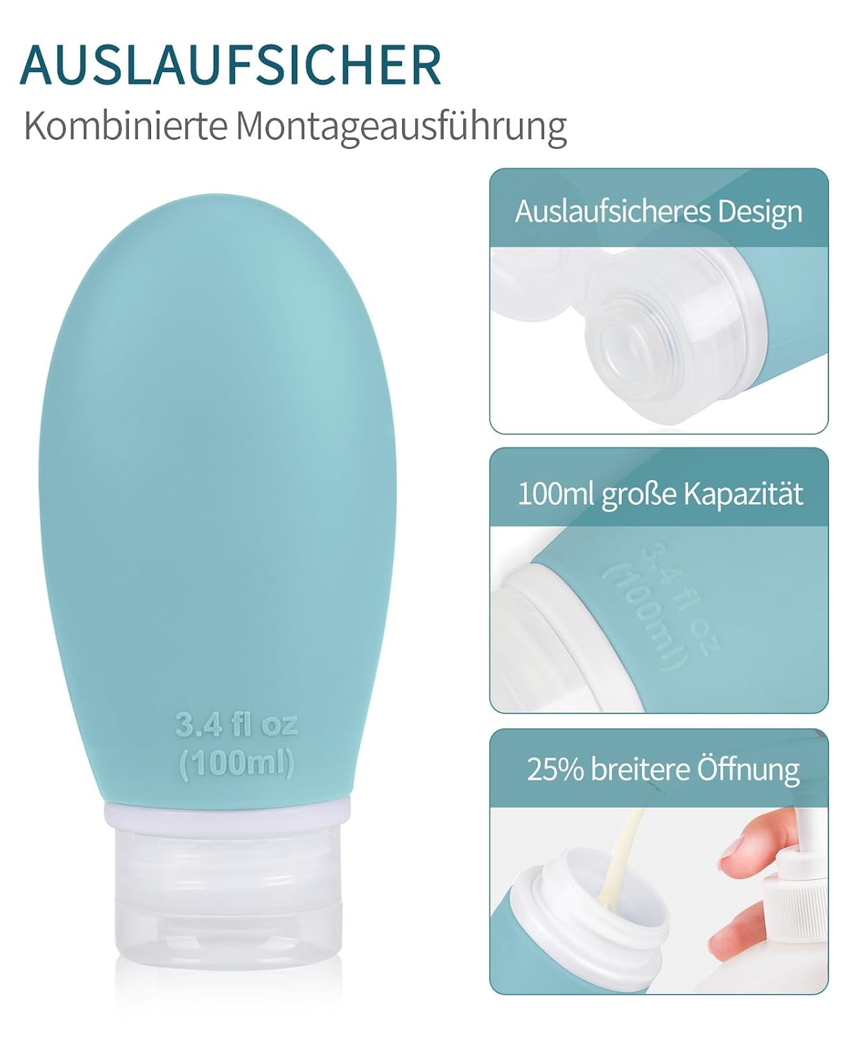 Thumbnail 2 de Opret Reiseflaschen Set TSA 100 ml
