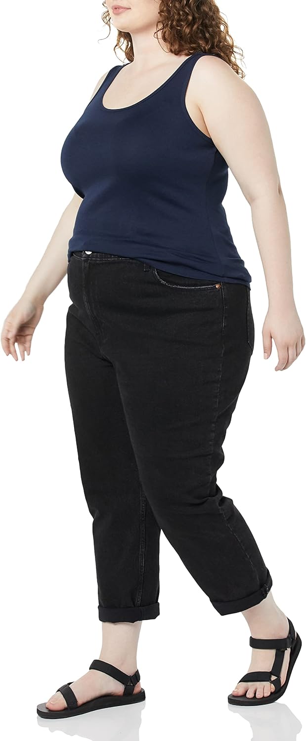 Thumbnail 3 de Amazon Essentials Damen Tank Top aus Baumwolle-Modal in Großen Größen – Slim Fit, Multi-Packs