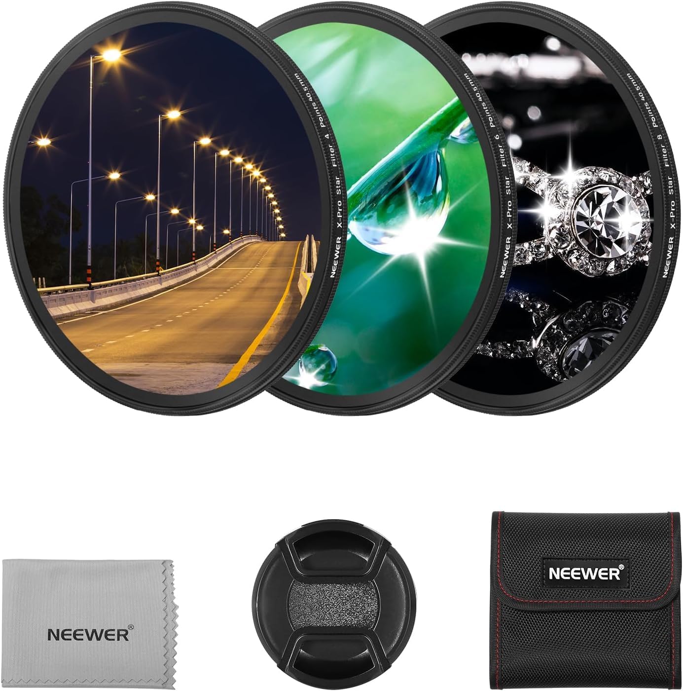 Imagen de NEEWER 40.5mm Star Filters Cross Screen Set en OfertitasTOP