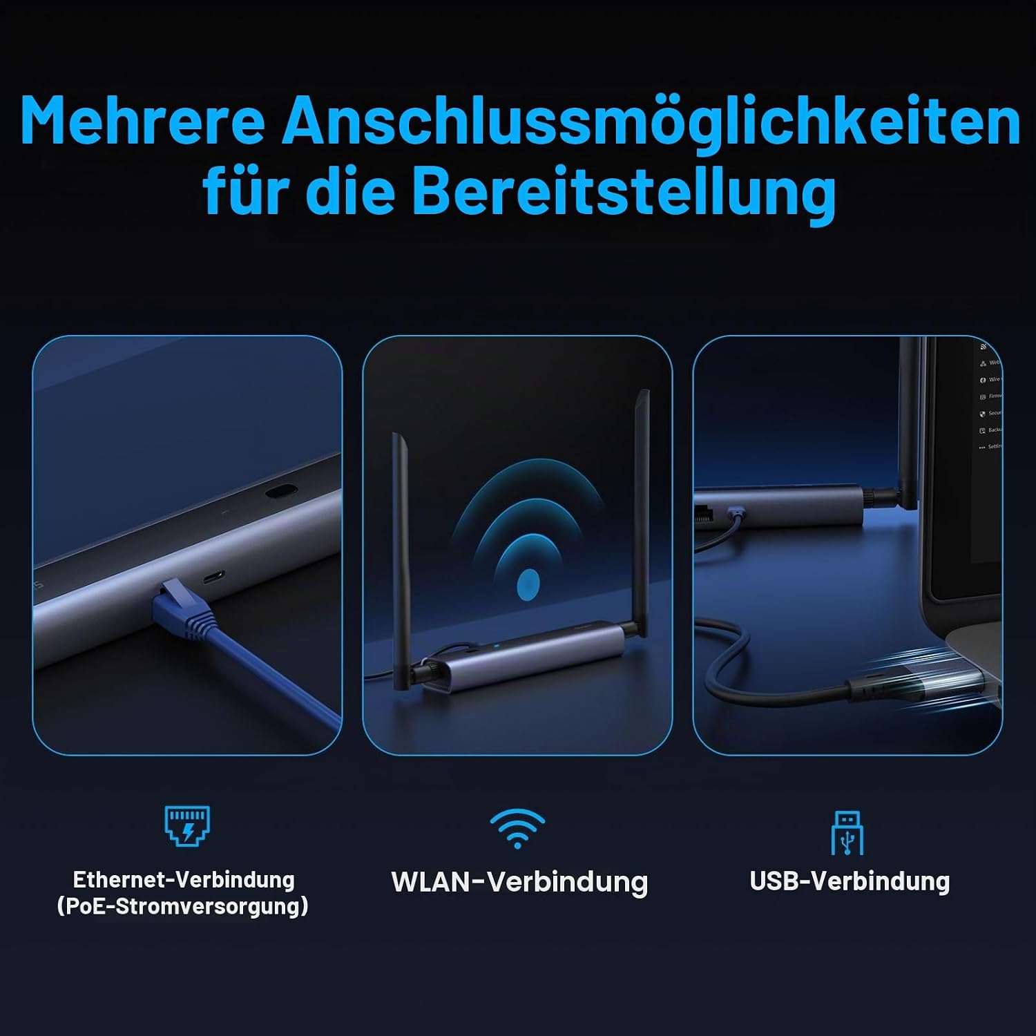 Detalle 2 de SONOFF Zigbee/Thread PoE Dongle Max Zigbee‑Stick