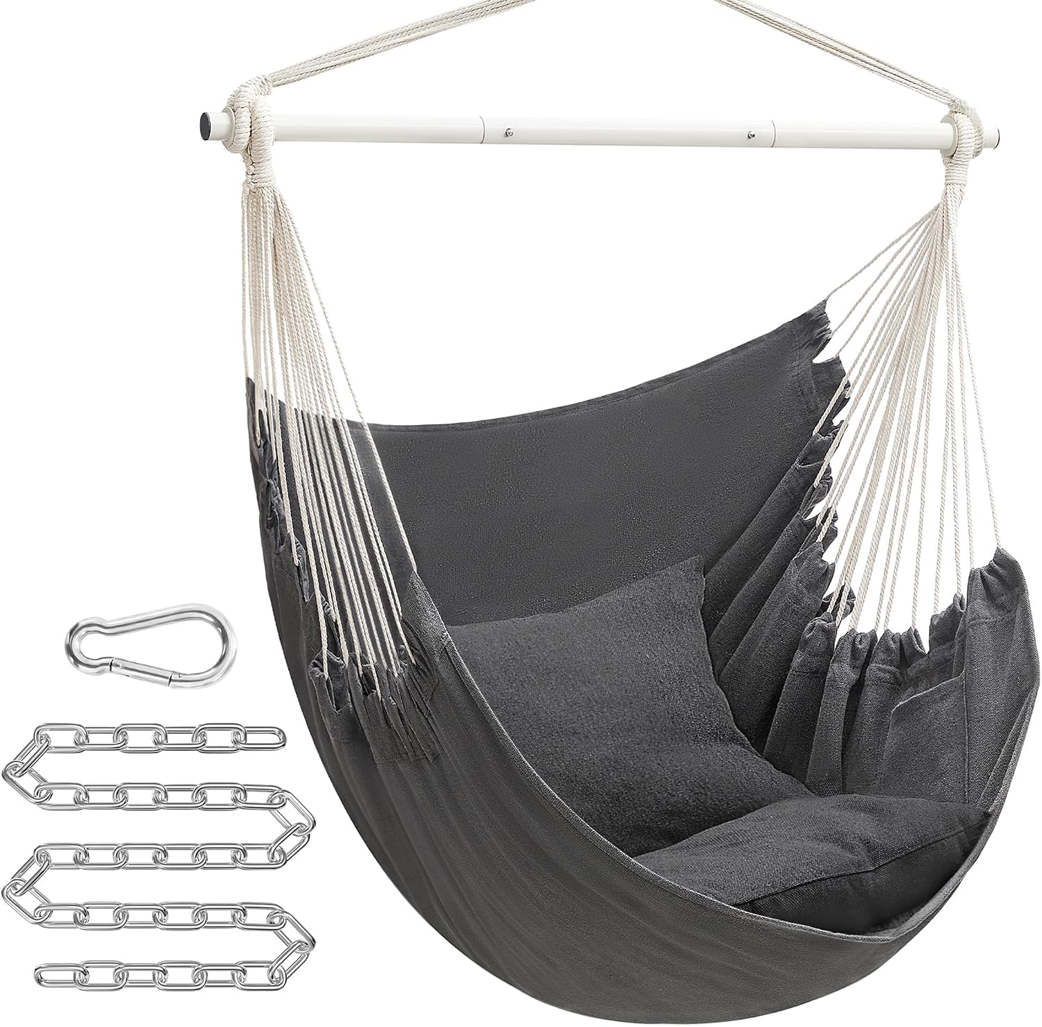 Detalle 2 de SONGMICS Hammock Chair, 330.7 lb Capacity
