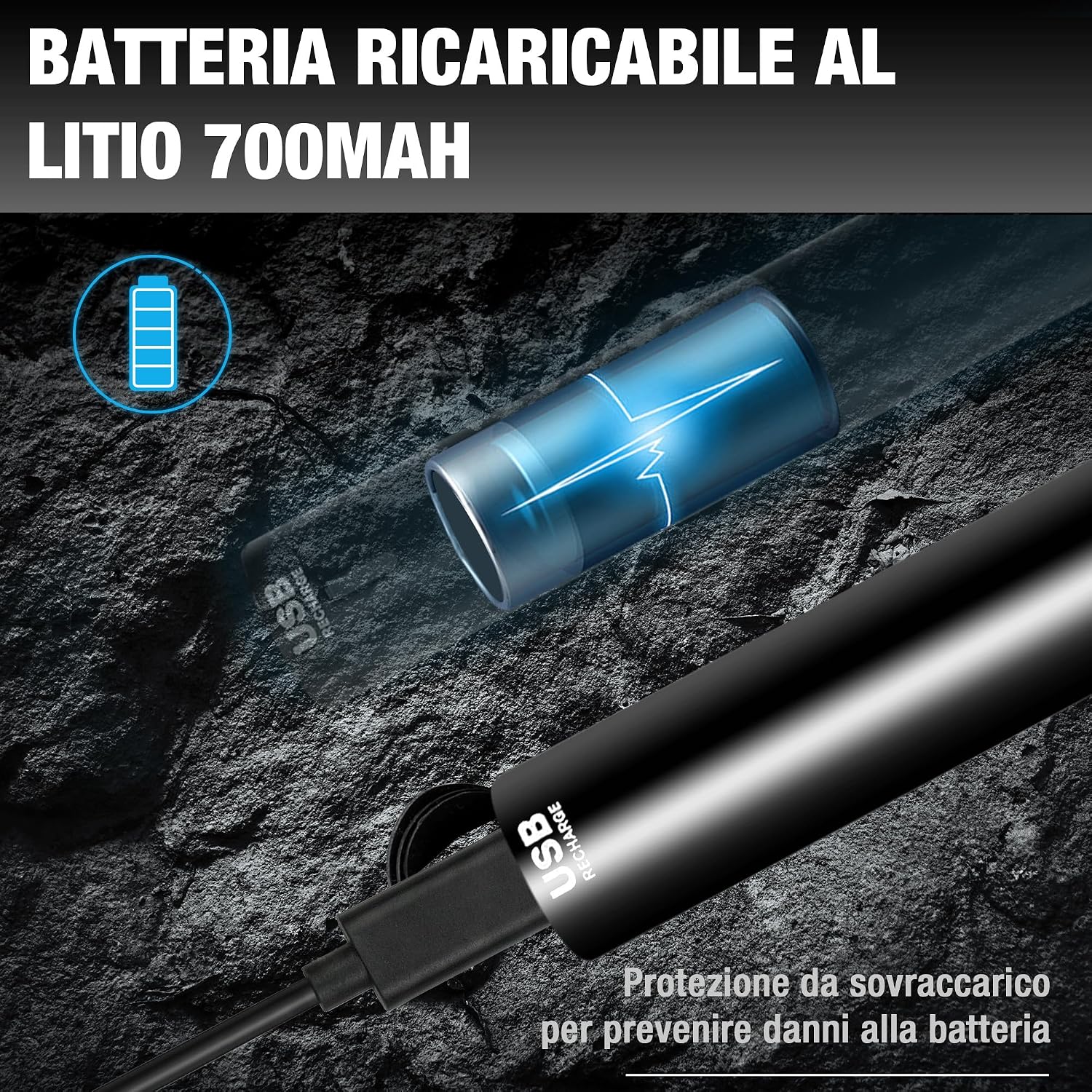 Thumbnail 3 de DURATECH Set 55 cacciaviti elettrici di precisione con magnetizzatore e ricarica USB-B