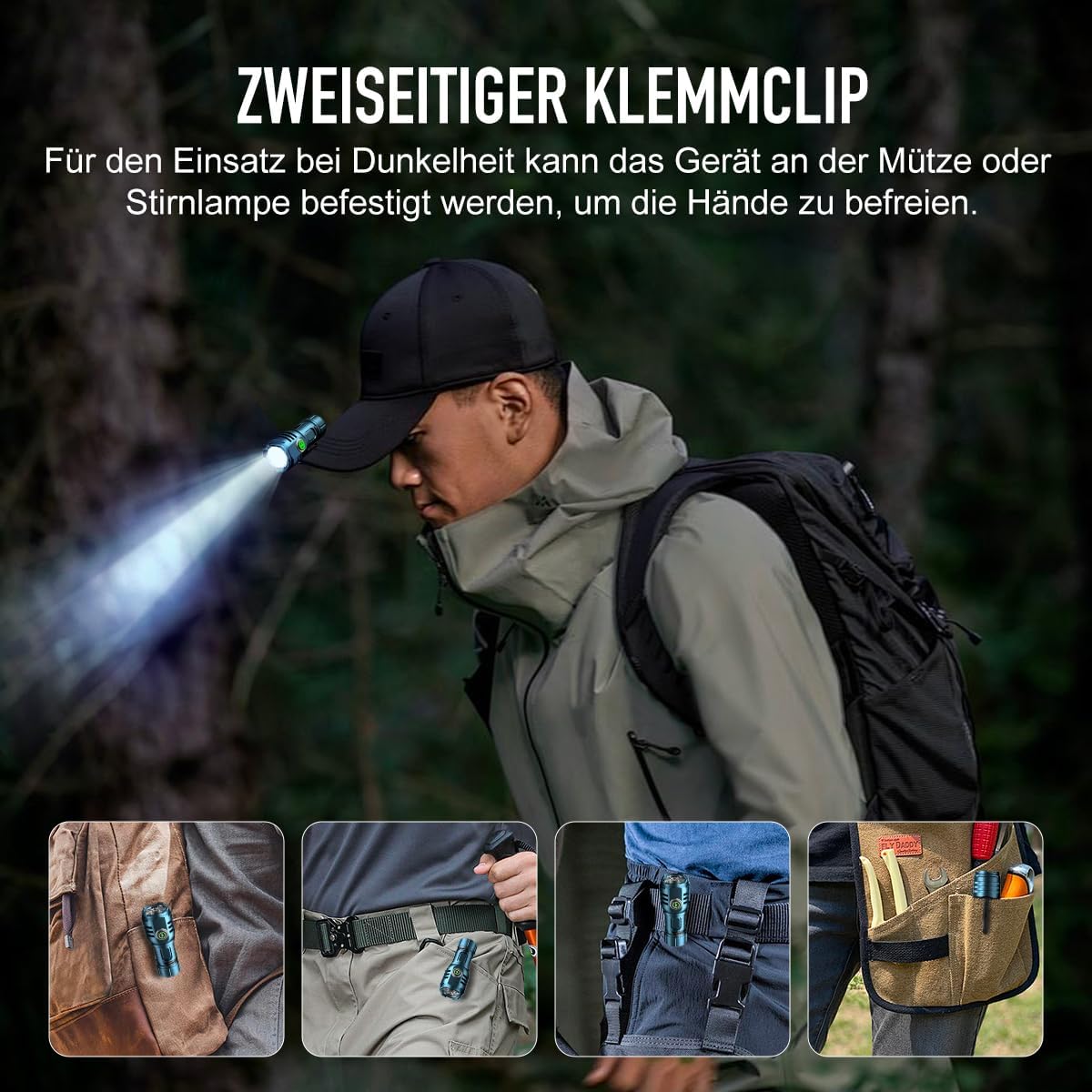 Thumbnail 4 de Taschenlampe kleine aufladbar LED 6000 Lumen