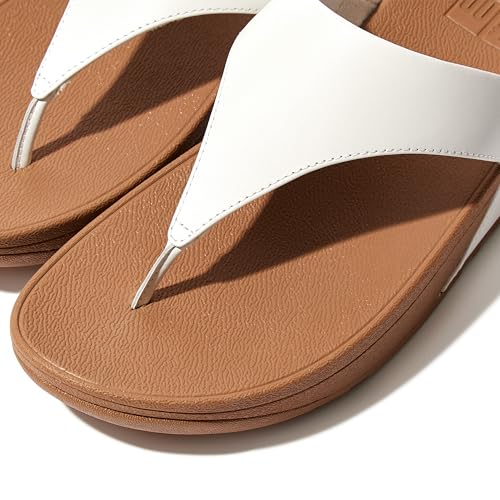 Thumbnail 6 de Fitflop Lulu Leather Flip Flops for Women: Toe-Post Sandals with Natural Arch Support