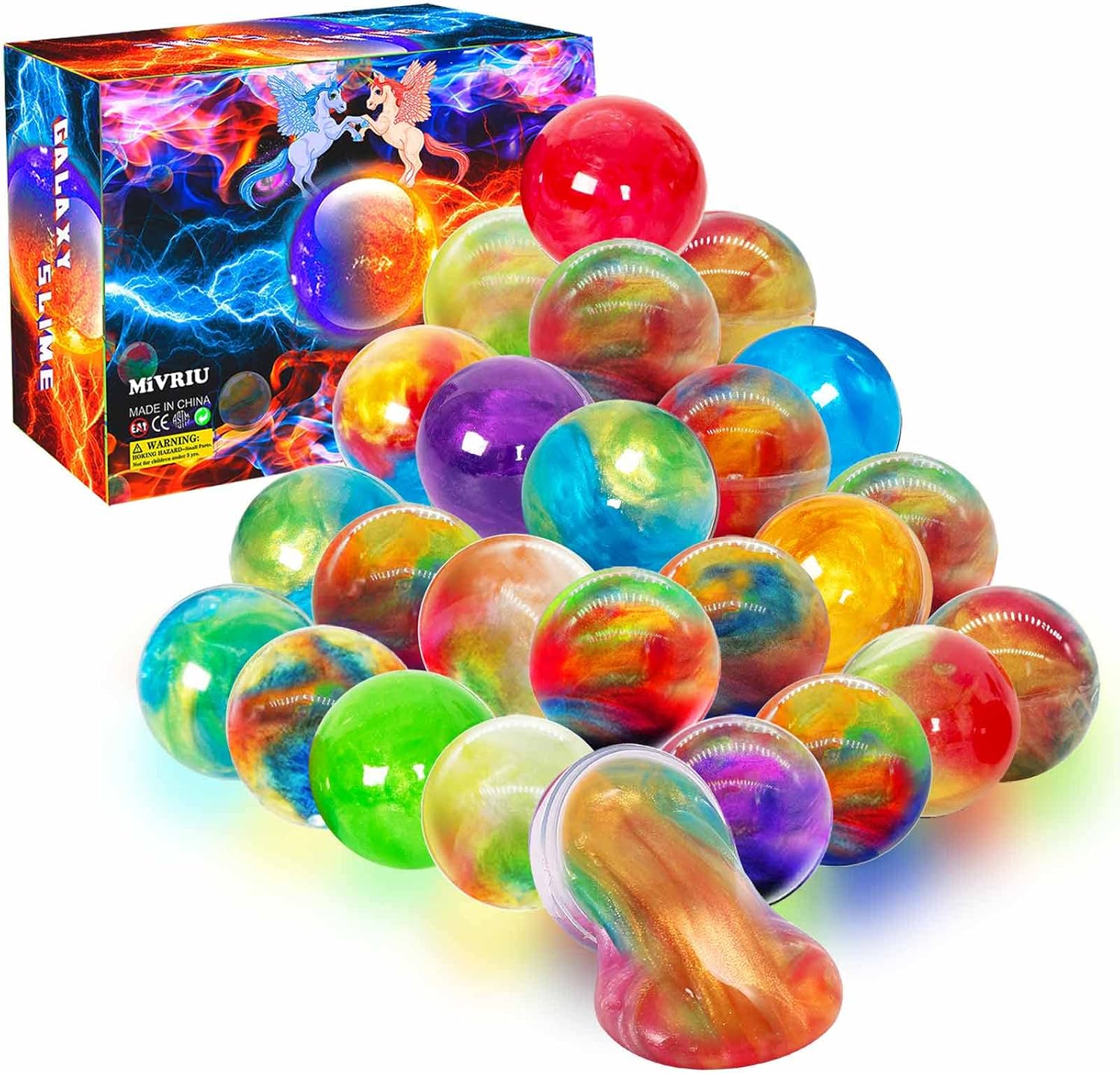 Thumbnail 5 de Galaxy Slime 24-Pack Mini Slime Party Favors