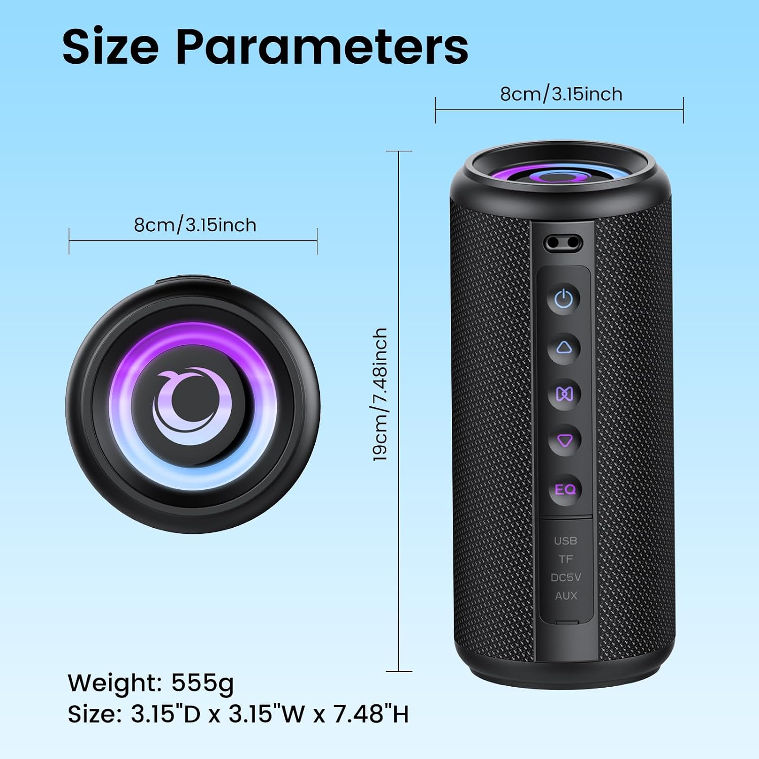 Thumbnail 6 de dotn Portable Bluetooth Speaker 52 mm