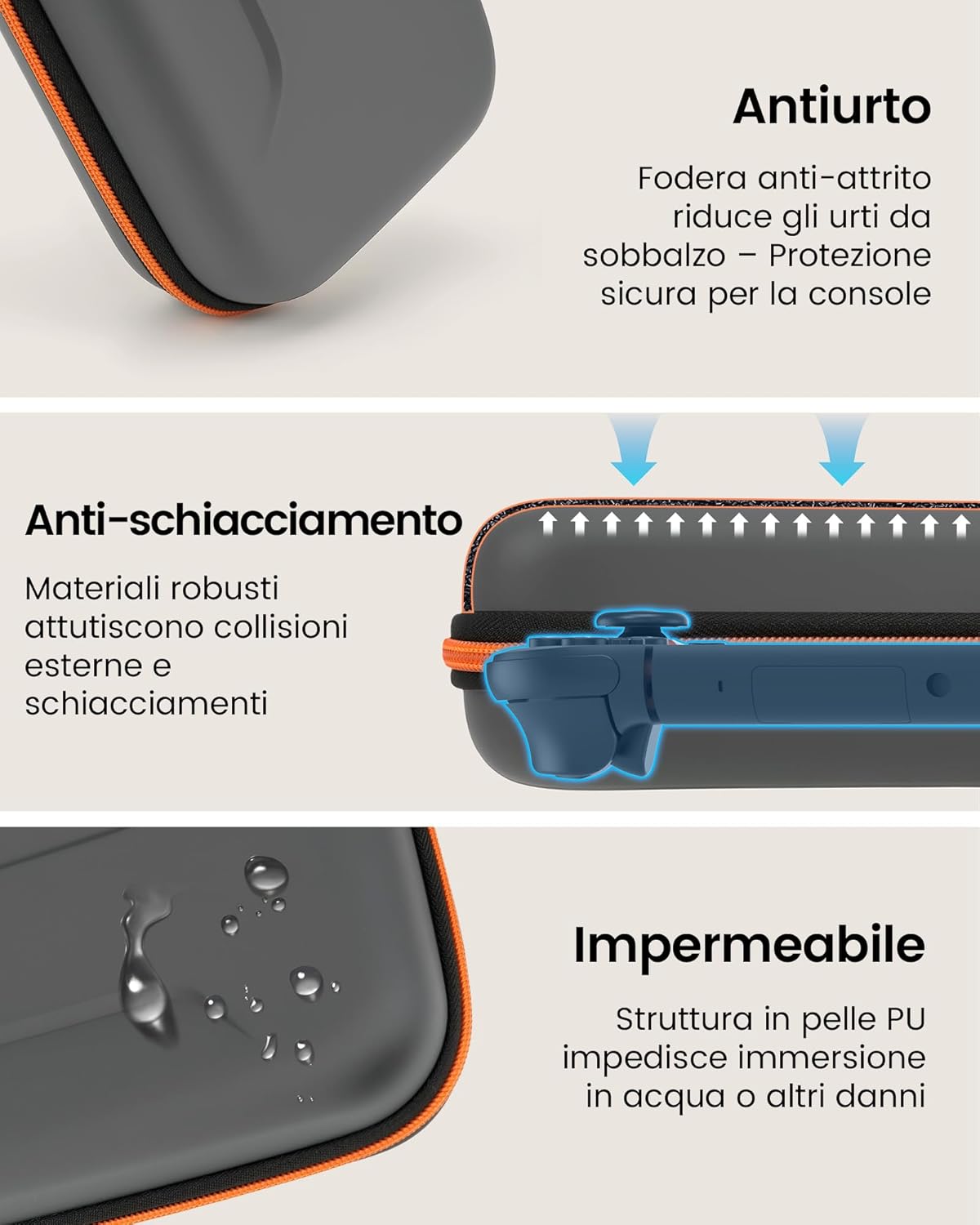 Detalle 2 de Custodia compatibile Nintendo Switch 2 rigida da viaggio, 12 slot per giochi