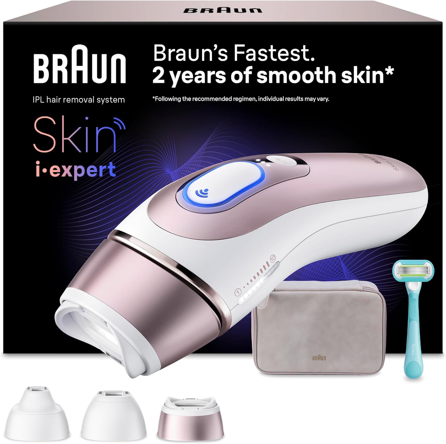 Detalle 2 de Braun Smart IPL Skin i Expert (PL7253) – at-home hair removal with adaptive smart sensor and app