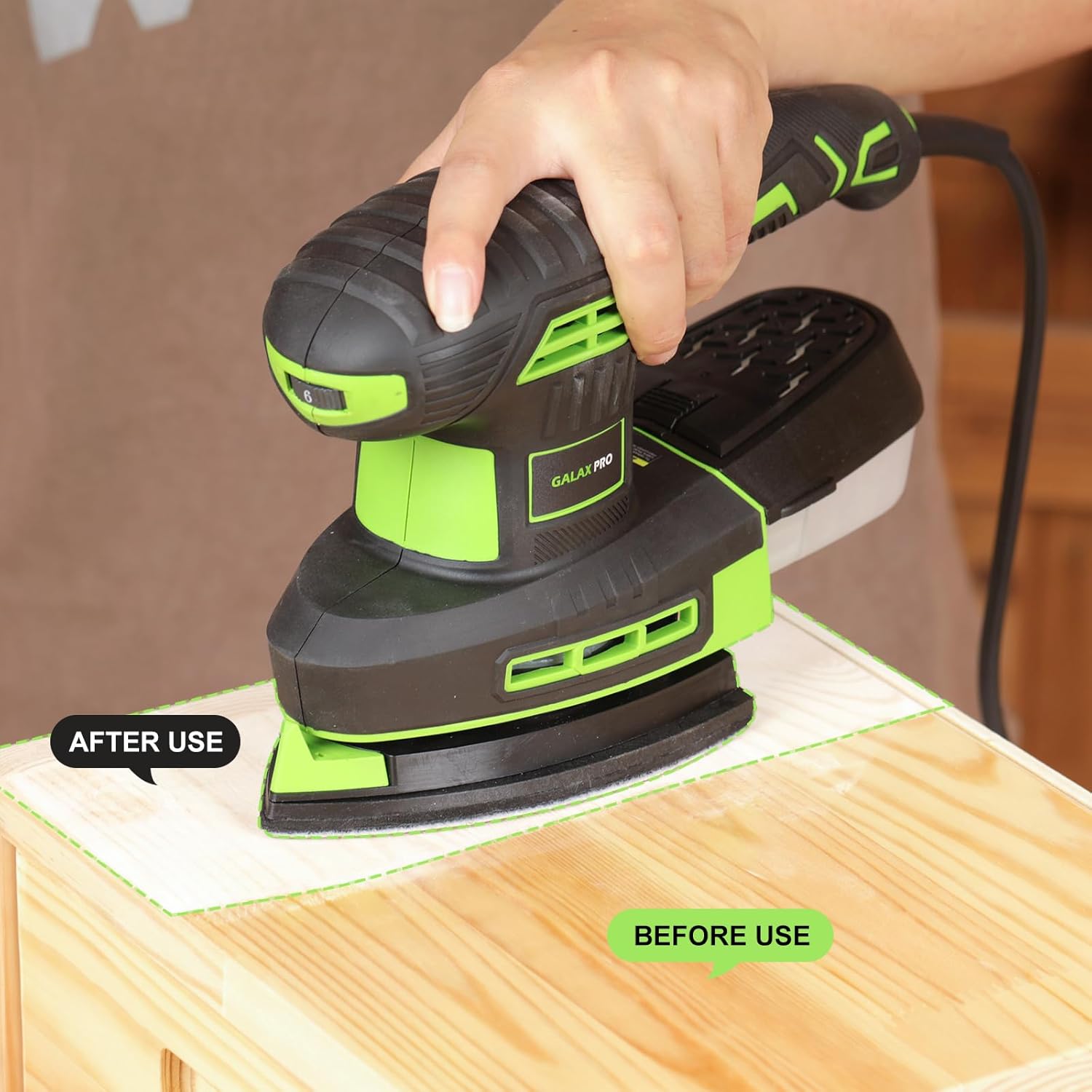 Thumbnail 5 de GALAX PRO Ponceuse excentrique 250 W 2-en-1