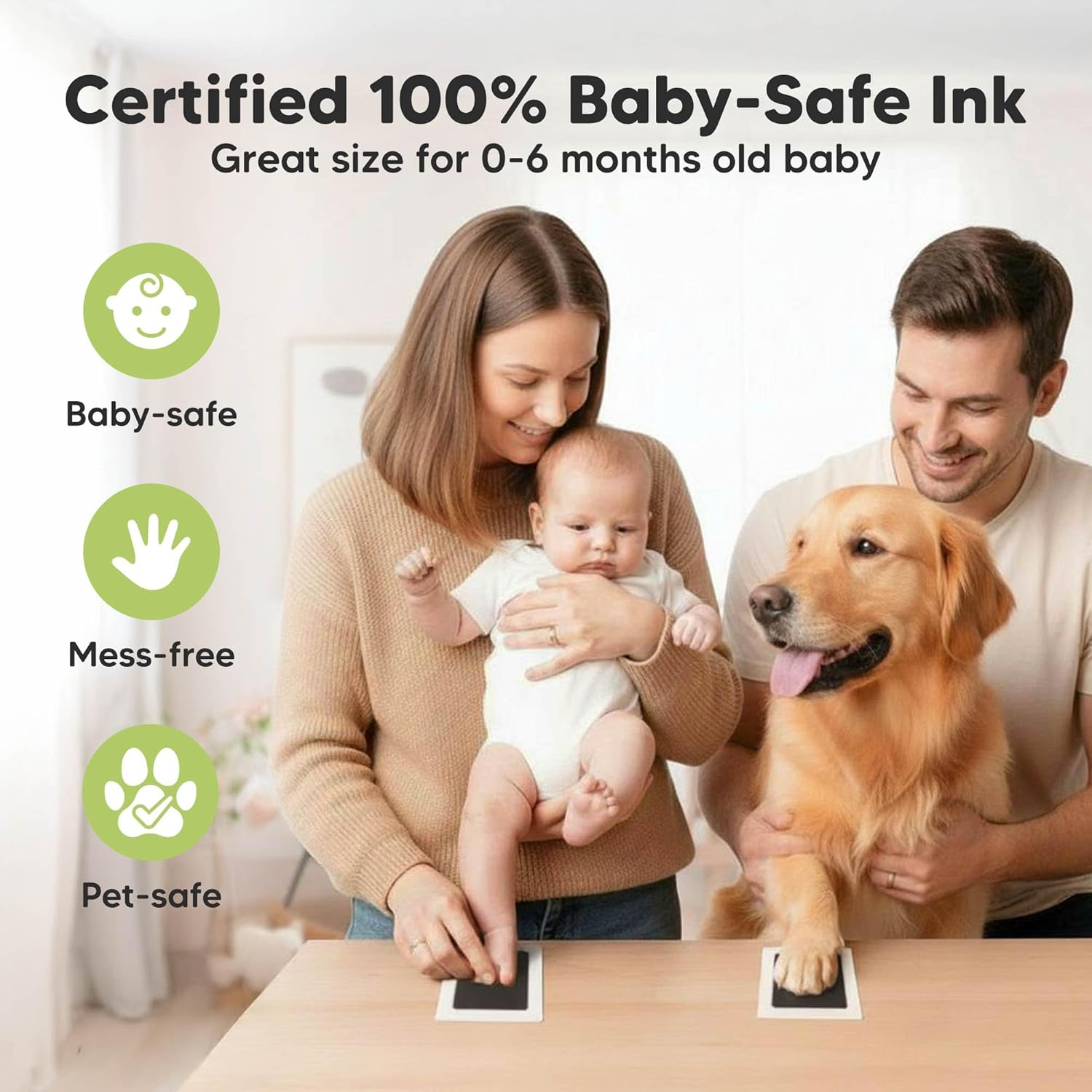 Thumbnail 3 de Inkless Baby Hand and Footprint Kit 4-Pack