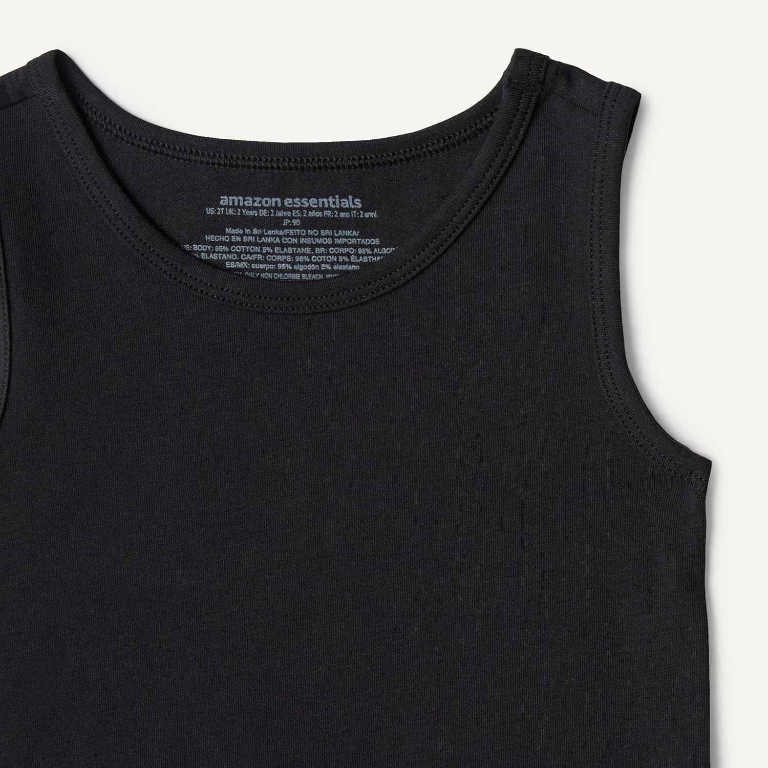 Detalle de Amazon Essentials Boys' Cotton Jersey Vest Undershirt (Pack of 5) review