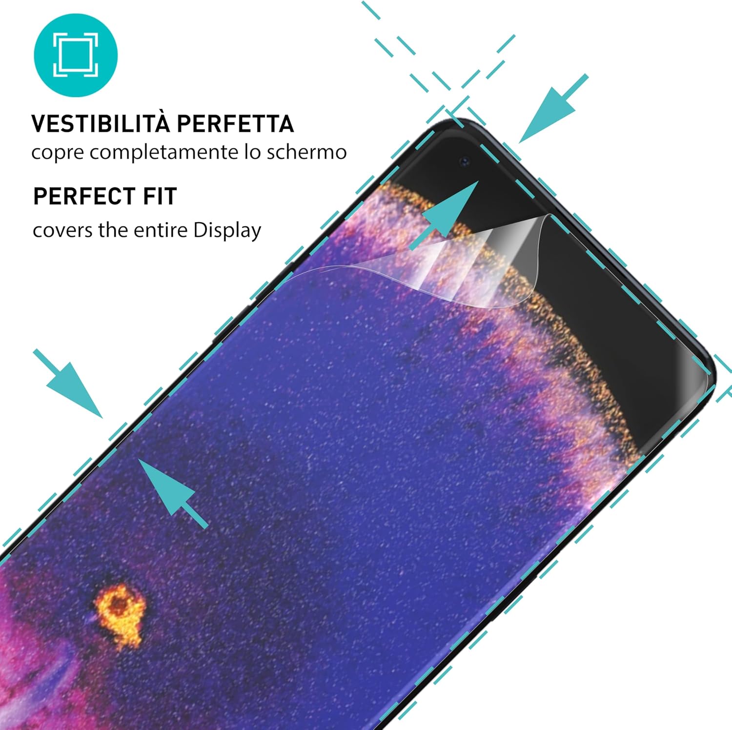Thumbnail 1 de Smartect TPU Pellicola per Oppo Find X5 Pro Clear