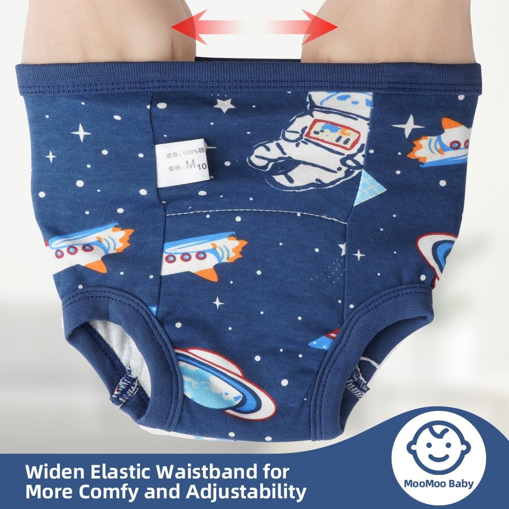 Thumbnail 6 de Aolso Mutandine di Apprendimento in Cotone per Bambino – 5 pezzi, Pantaloni da Vasino Riutilizzabili