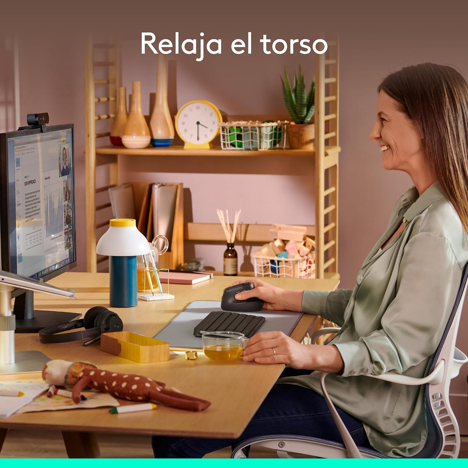Thumbnail 4 de Logitech Lift Ratón ergonómico Bluetooth 57°