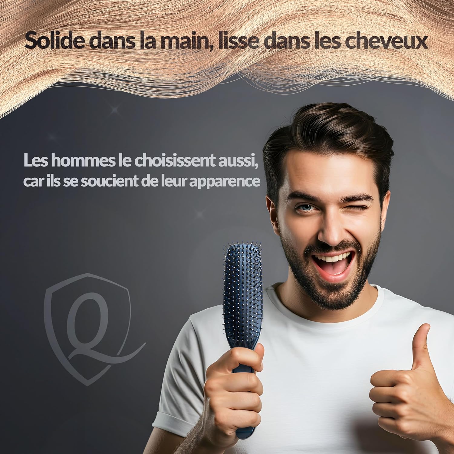 Thumbnail 6 de MarQus Brosse pour le cuir chevelu – démêlage sans tir, brillance et volume (1 pièce, Flashblue)