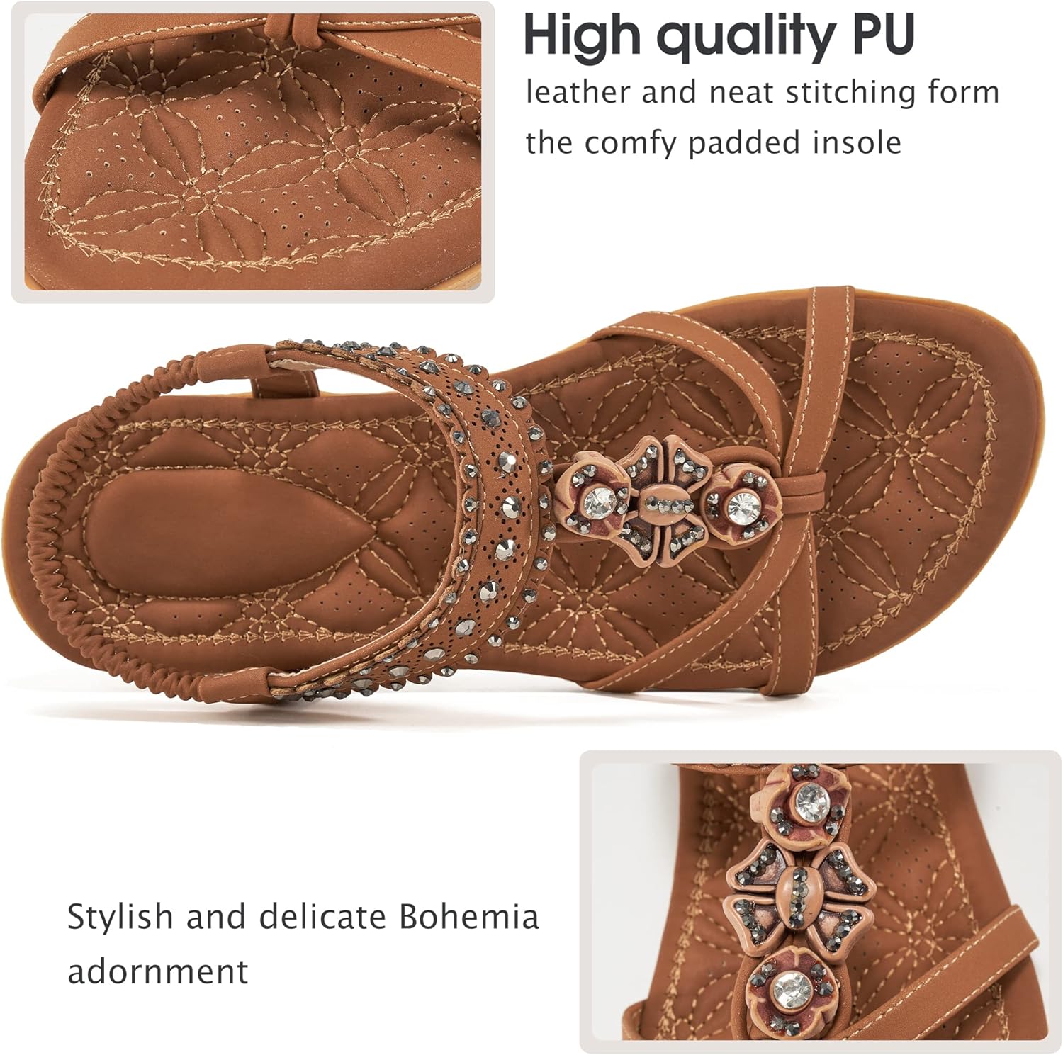 Thumbnail 3 de Comfort walking sandals with non slip