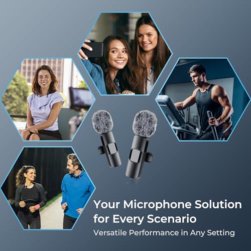 Thumbnail 6 de YRF Wireless Lavalier Microphone for iPhone, iPad and Android — Crystal Sound with Noise Reduction
