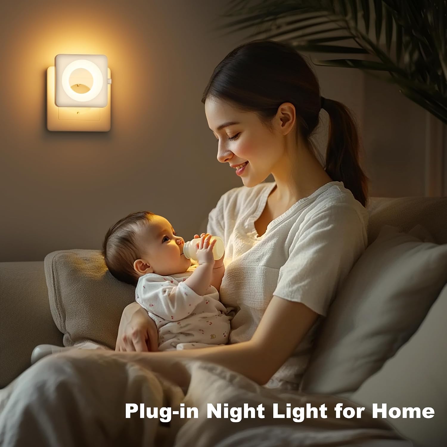 Detalle 1 de Nachtlicht Steckdose LED Nachtlicht Kinder Dimmbar mit Dämmerungssensor, 2700K Warmweißes Steckdosenlicht ,Baby Night Ligh Augenschonendes LED-Licht für Kinderzimmer, Bad, Schlafzimmer, Flur, Treppen
Nachtlicht Steckdose LED Nachtlicht Kinder Dimmba…