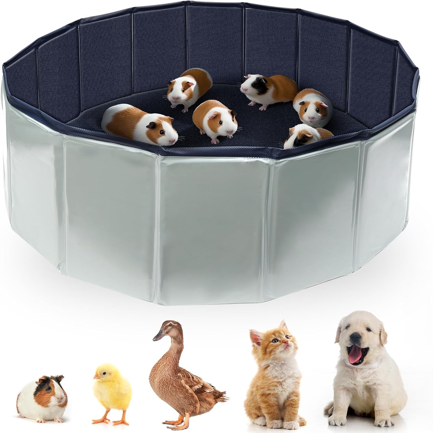 Detalle de IDUNSEED Kleintiere Freigehege 80×30 cm Außenbereich 🐇