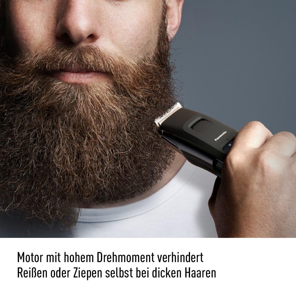 Detalle 2 de Panasonic ER-GB96-K503 Tondeuse barbe longue – 58 réglages, 7 accessoires, autonomie 50 min, lavage eau