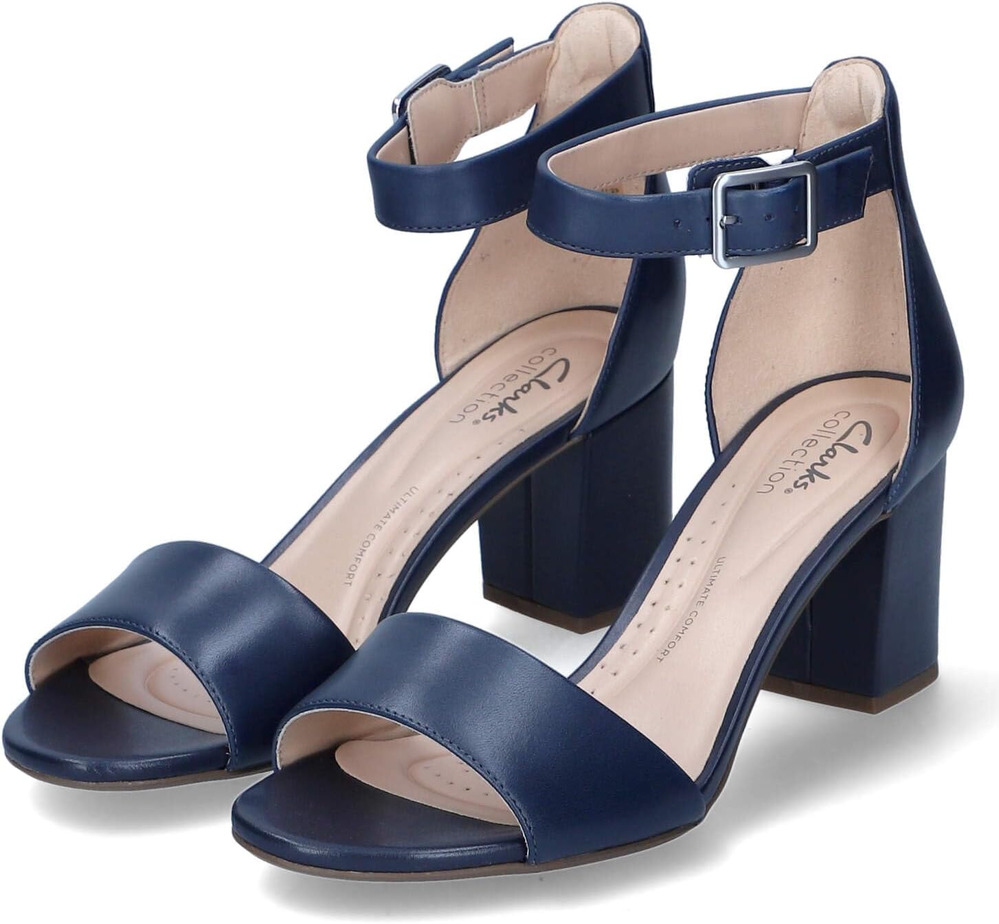 Thumbnail 6 de Clarks Femme Deva Mae : escarpins à talon bloc en cuir