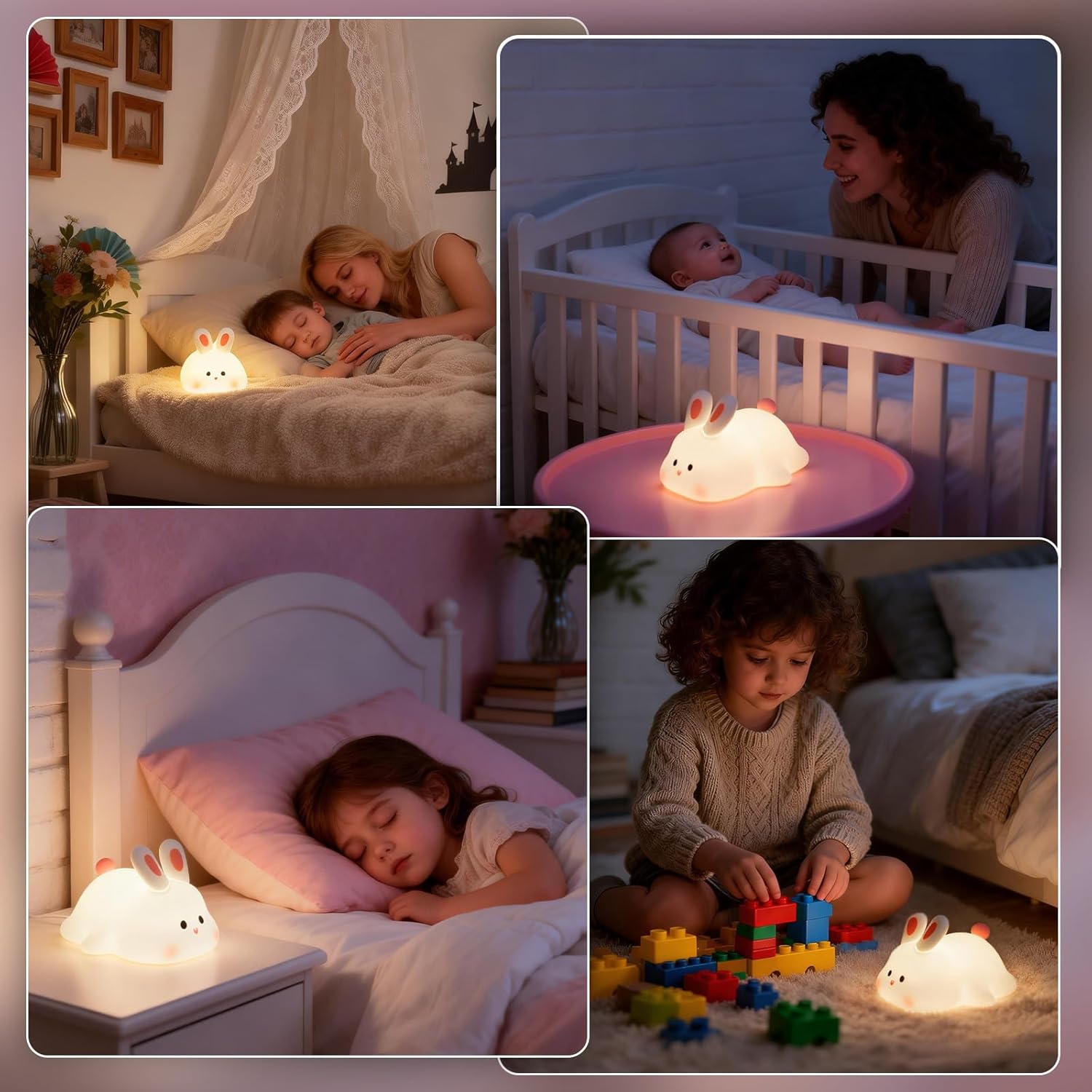 Thumbnail 6 de GOODEA Baby Night Light Newborn – Silicone Kids Lamp with 30-Min Timer and Week-Long Battery