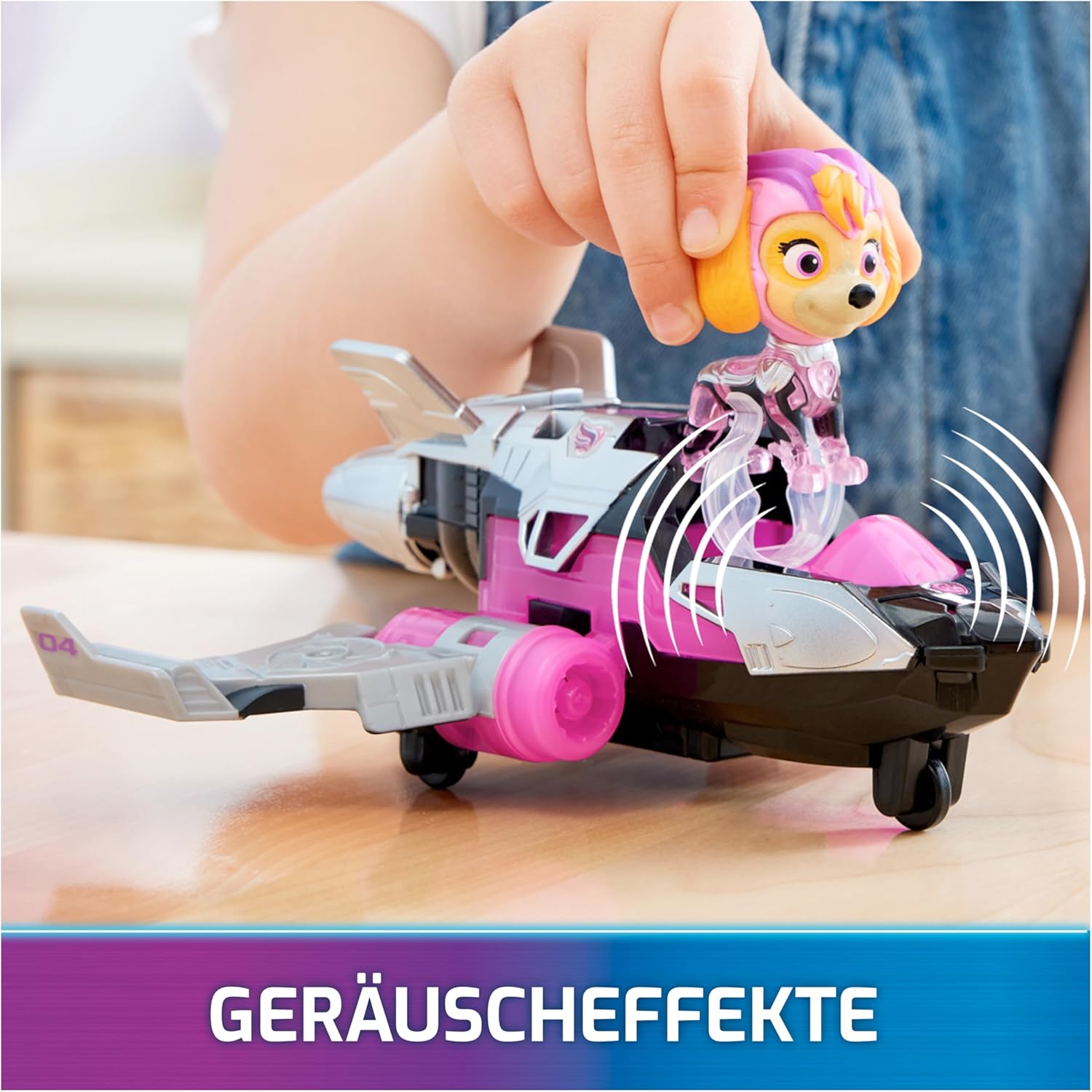Detalle 2 de PAW Patrol Skye Flugzeug 17 cm