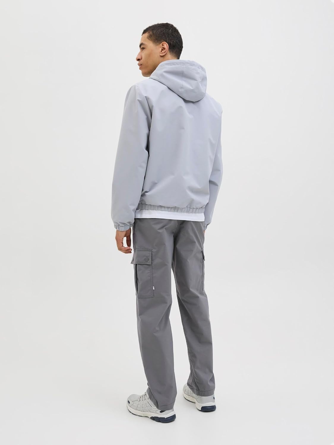 Detalle de JACK & JONES Men's Jpstkarl Kurtis Snap Tech Cargo: Practical Everyday Cargo Trousers