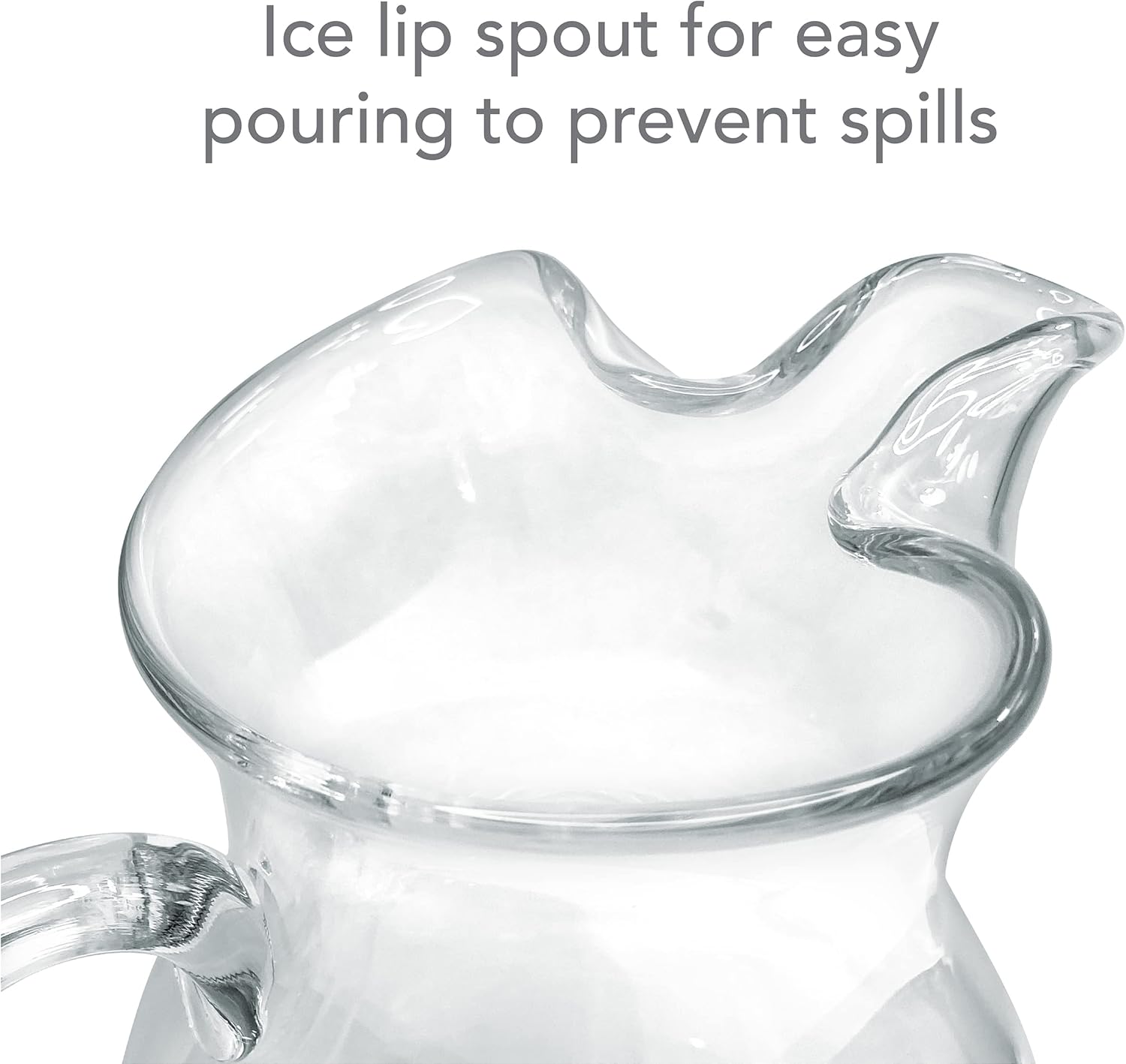 Thumbnail 4 de Mikasa Napoli Clear Glass Beverage Pitcher (70 oz) for Water, Iced Tea, and Cocktails