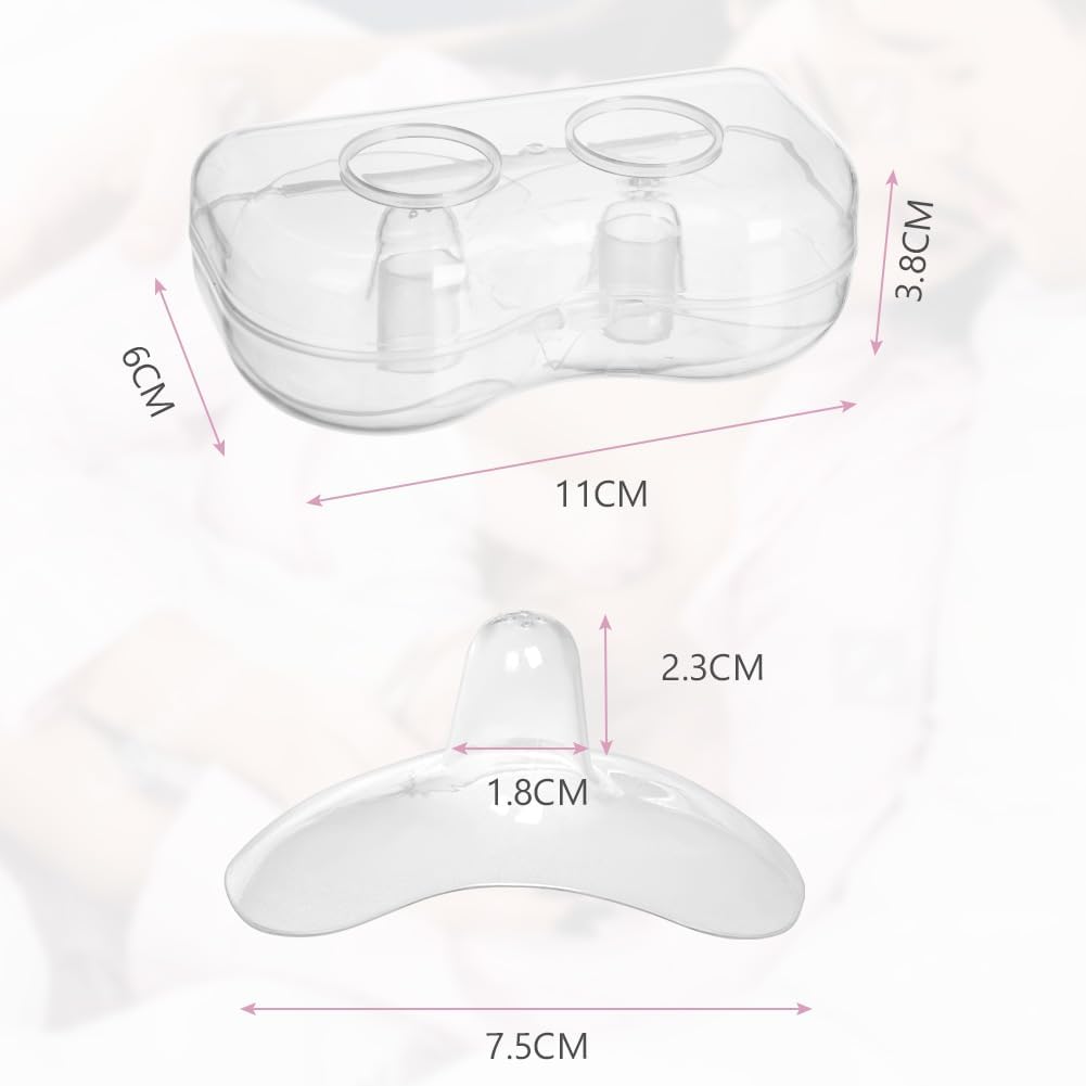 Thumbnail 1 de Aolso Paracapezzoli in Silicone – Scudi morbidi riutilizzabili per allattamento e protezione capezzoli