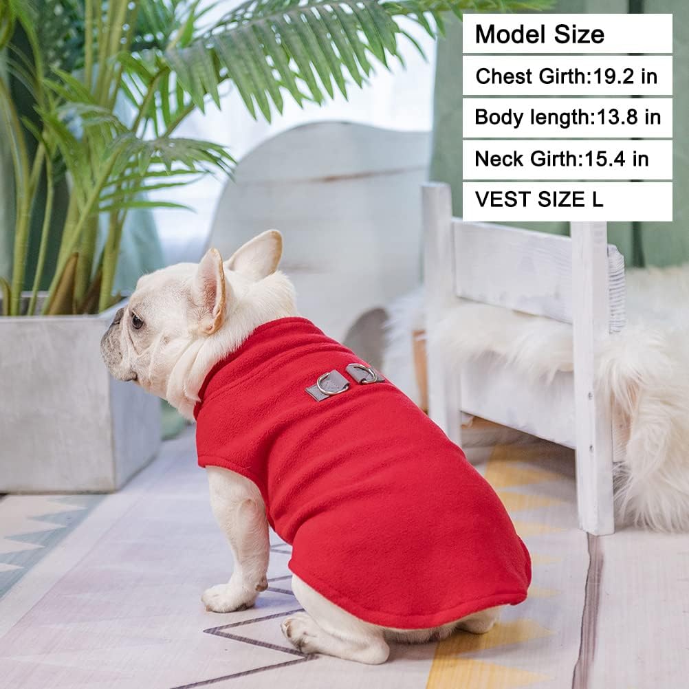Thumbnail 6 de BEAUTYZOO Dog Fleece Vest, Size S